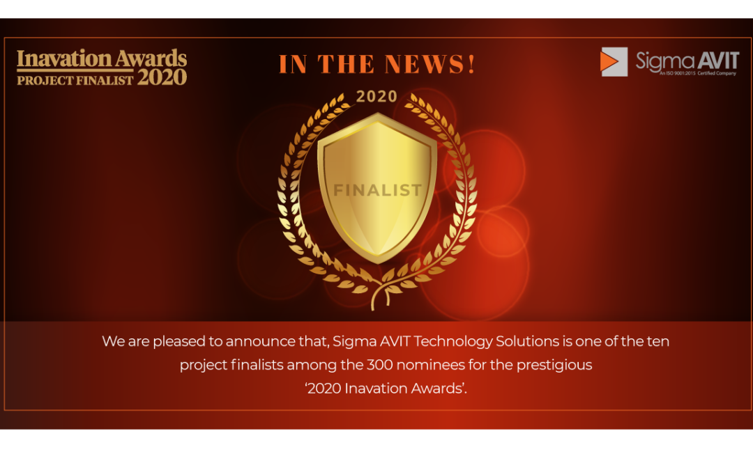 We Made It To The Final Round Of 2020 Inavation Awards!