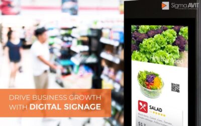 Drive Business Growth with Digital Signage